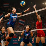 Thai Volleyball Showdown: Can the Spikers Avoid VNL Relegation Against Canada? image