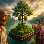Pid Sinthao's 300,000 Baht Floating Durian: A Spectacle at Thong Pha Phum Festival 2025 image