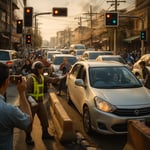 Trial Traffic Lights at Pattaya's Thepprasit–Koh Phai Spark Gridlock image