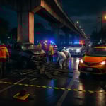 Kamphon, Security Guard, Killed Helping Crash Victim on Phahonyothin Rd image