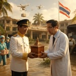 King Maha Vajiralongkorn Donates 100 Million Baht to Hatyai Hospital for Flood Relief image