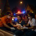 Mayuree Gives Birth in Pickup at Wat Sam Pluem Roundabout, Ayutthaya image