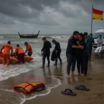 Two Teenagers Drown at Laem Pho Beach, Pattani — 24 Jan 2026 image