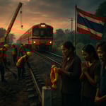 Nakhon Ratchasima: Sikhiu Rail Line Reopens After Crane Collapse image