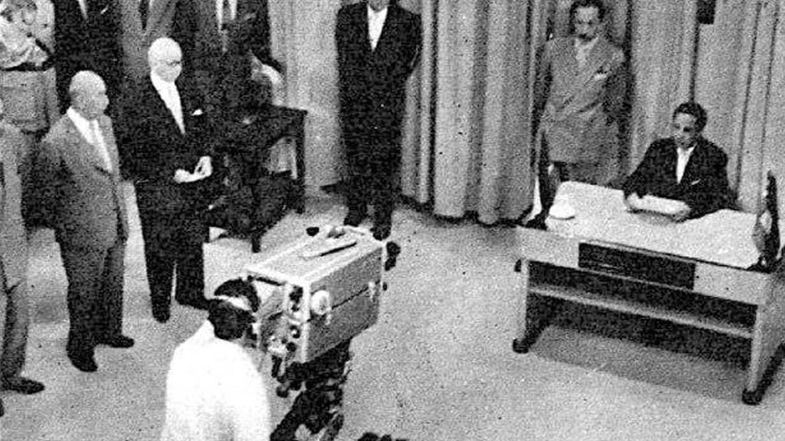 Iraq’s first television channel launched 68 years ago