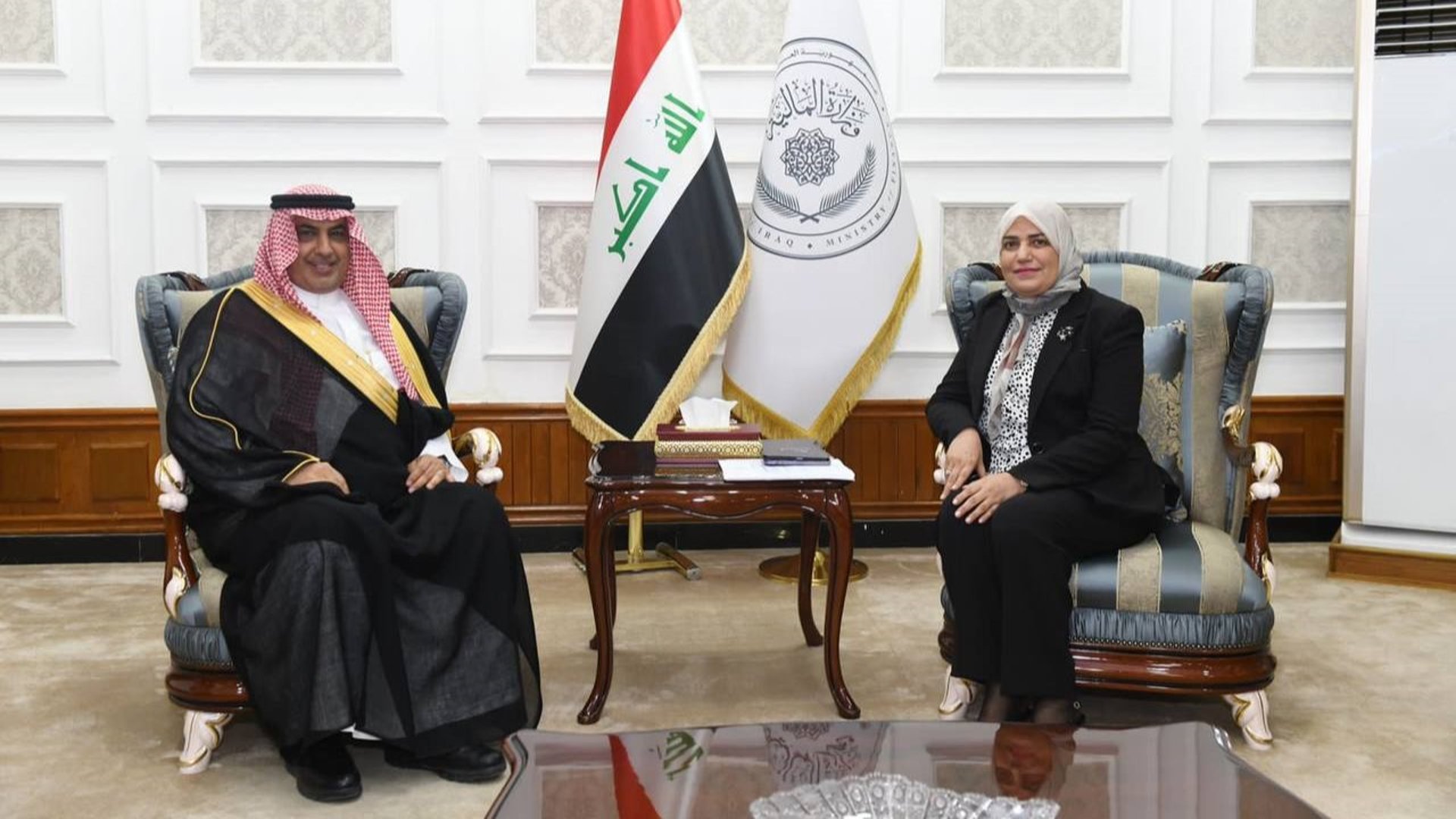 سفير السعودية يبلغ الوزيرة طيف سامي رغبة بلاده بتوسيع العلاقات بين الرياض وبغداد