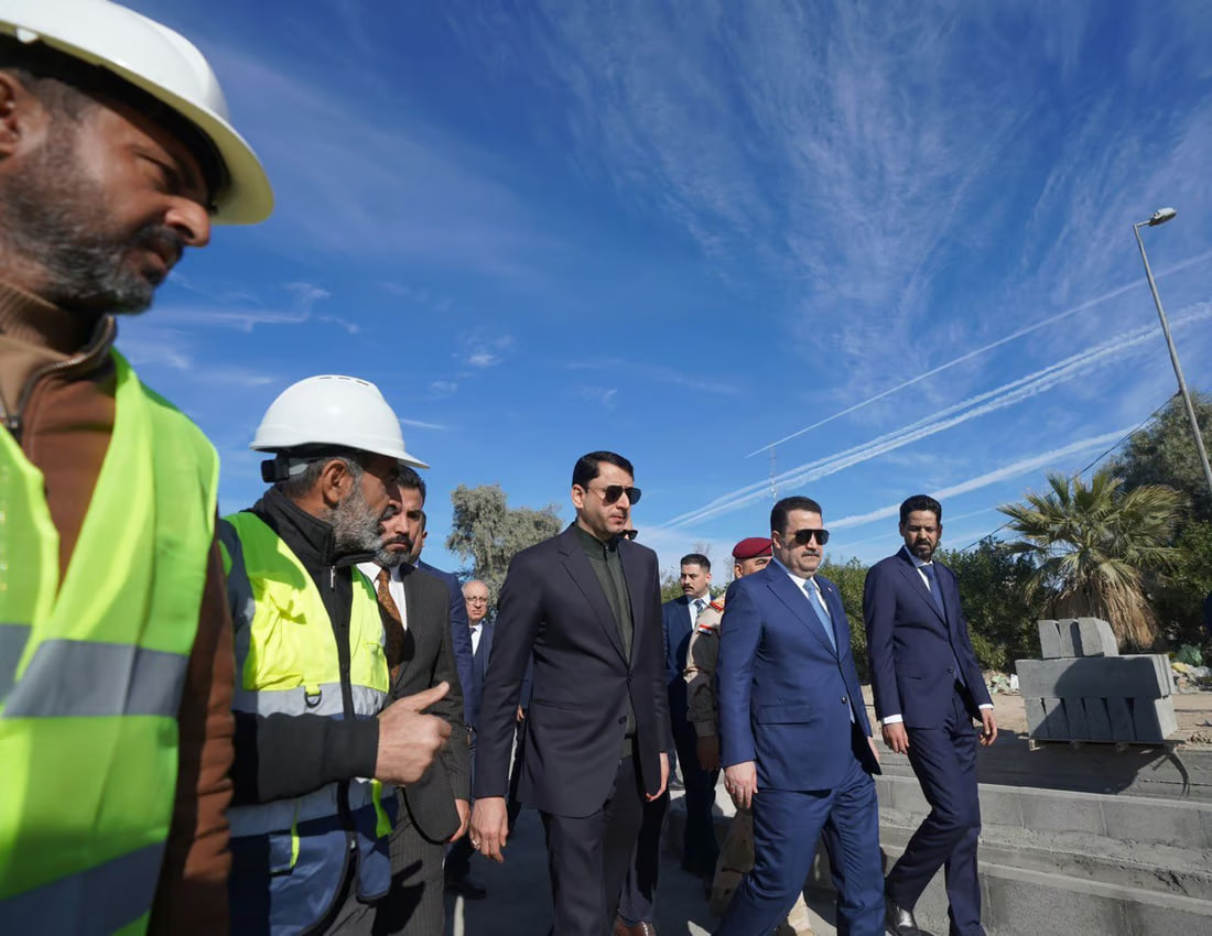 Al-Sudani visits infrastructure projects in Nasiriyah