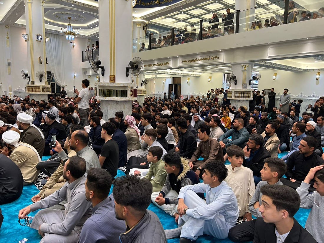 صور: الأنبار تعيد افتتاح جامع الإمام علي بتبرعات أهالي آلبوبالي