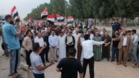 صور: ضرغام ماجد يقود تظاهرة جديدة في الحلة احتجاجاً على...