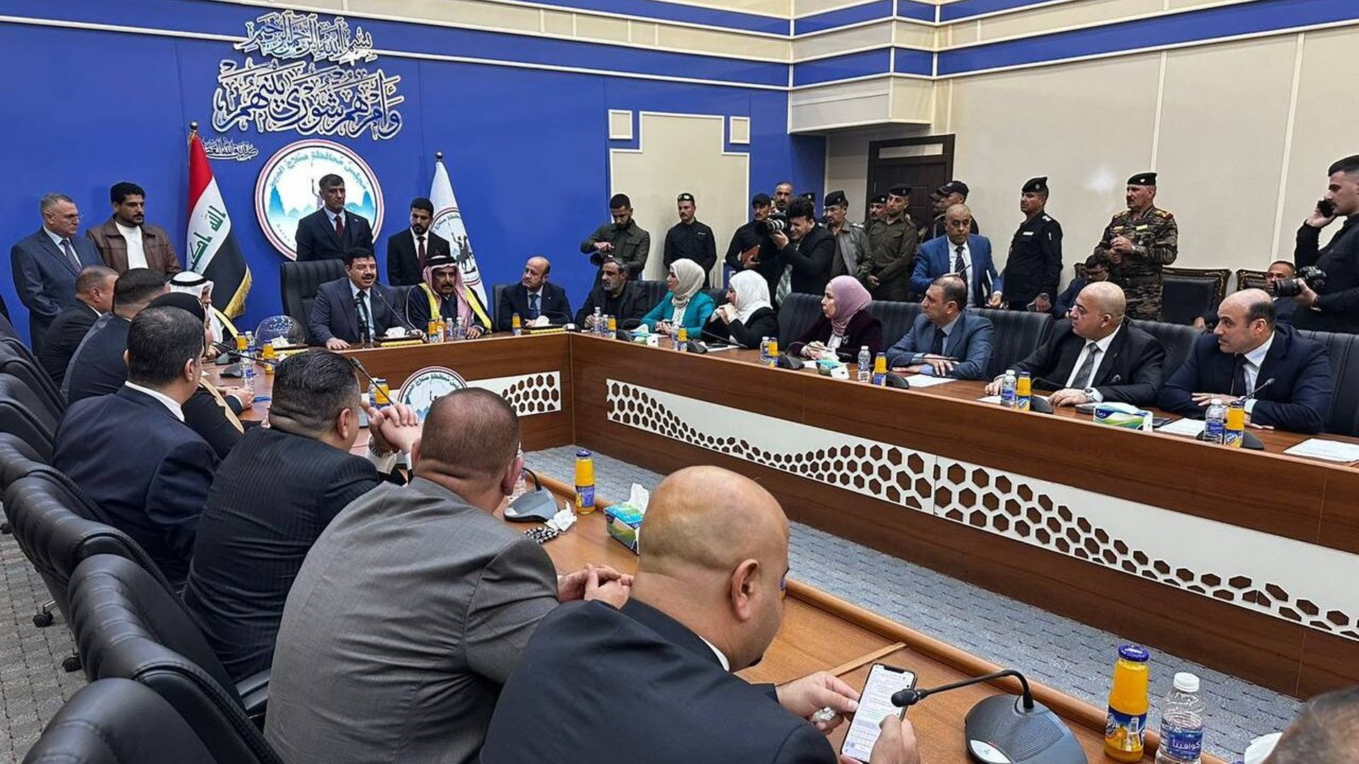 مجلس صلاح الدين يصوت على اختيار عادل الصميدعي رئيساً له ومحمد العطية نائباً للرئيس 