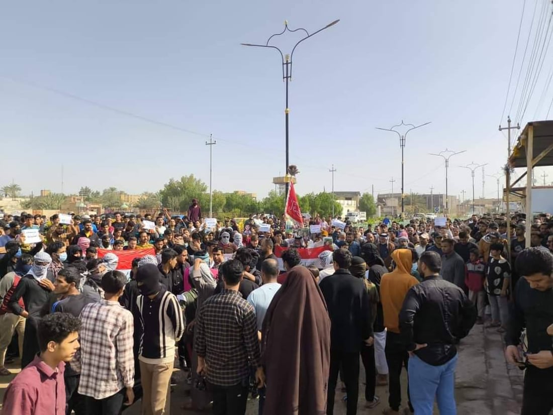 صور: ذوو المعتقلين في نزاع الإصلاح أغلقوا الطرق.. والشرطة: المتهمون في عهدة بغداد