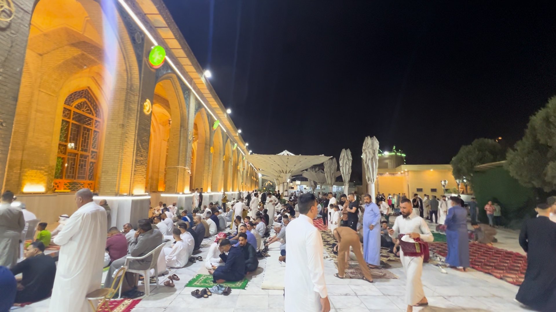 فيديو لصلاة العيد في جامع الإمام أبي حنيفة وسط الأعظمية