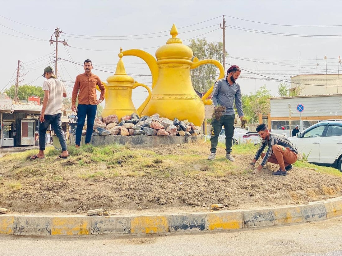 بسبب العواصف وخليجي 25.. اختفت “الدلة” والفناجين من ميدان عفج (صور) » +964