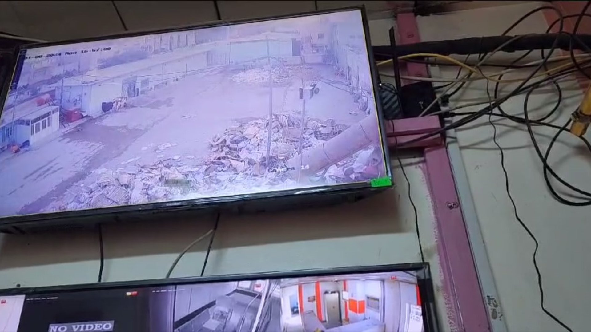 شرطة الديوانية تنشر فيديو يؤكد أن حريق مستشفى النسائية والأطفال بفعل فاعل