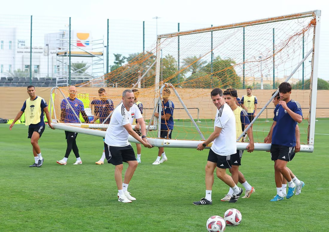 Photos: Iraqi football team gears up for Asian Cup round of 16