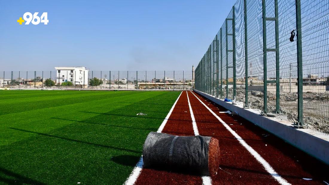 ExxonMobil-funded football stadium and sports project in Basra nearly completed