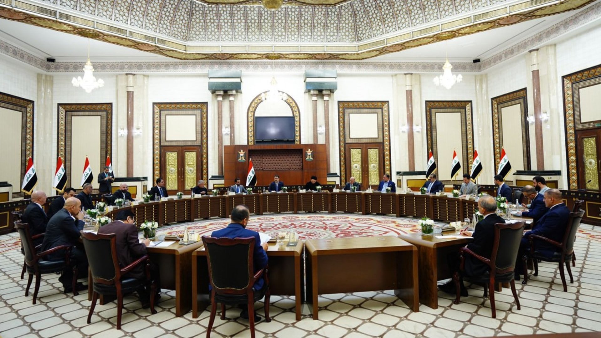 نيجيرفان بارزاني يحضر اجتماع تحالف الحكومة في بغداد