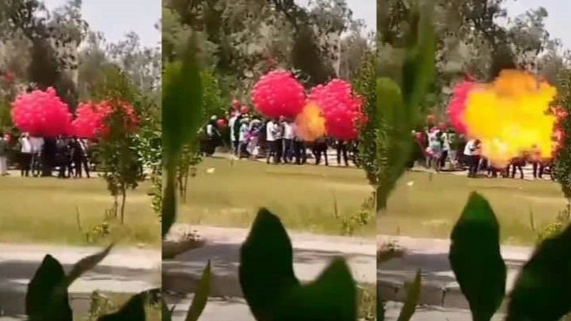 إصابة 6 طلاب بانفجار بالونات حفل التخرج في معهد الصقلاوية