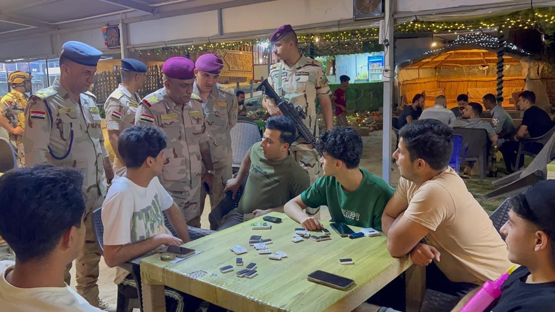 عمليات بغداد تنشر صوراً لجولة قائد الفرقة السادسة في الطارمية