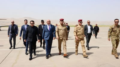 وفد أمني رفيع برئاسة مستشار الأمن القومي وصل إلى السليمانية