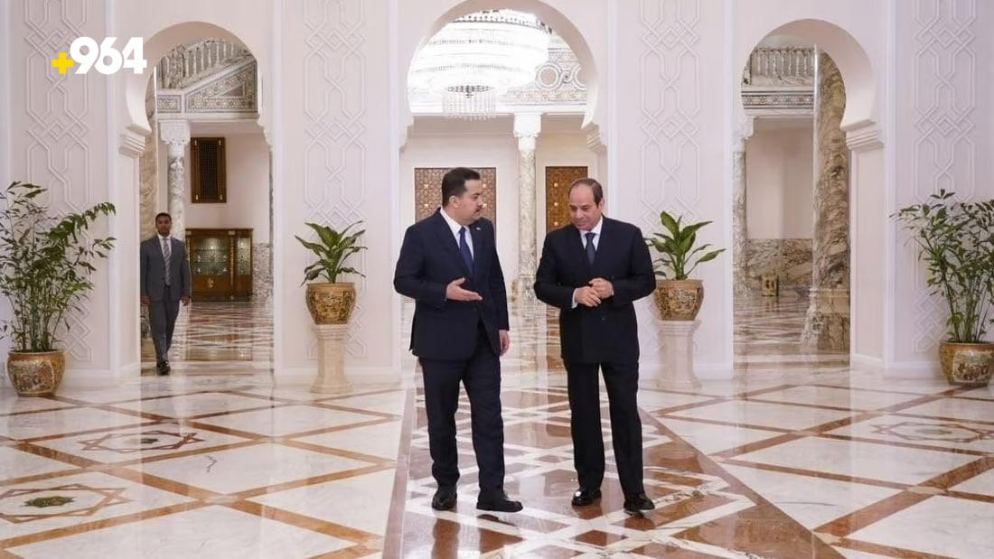 Sudani discusses Palestinian developments with Egyptian president Sisi