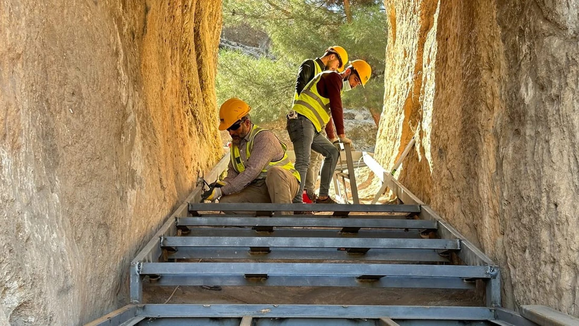 Ancient archaeological cave in Dohuk restored