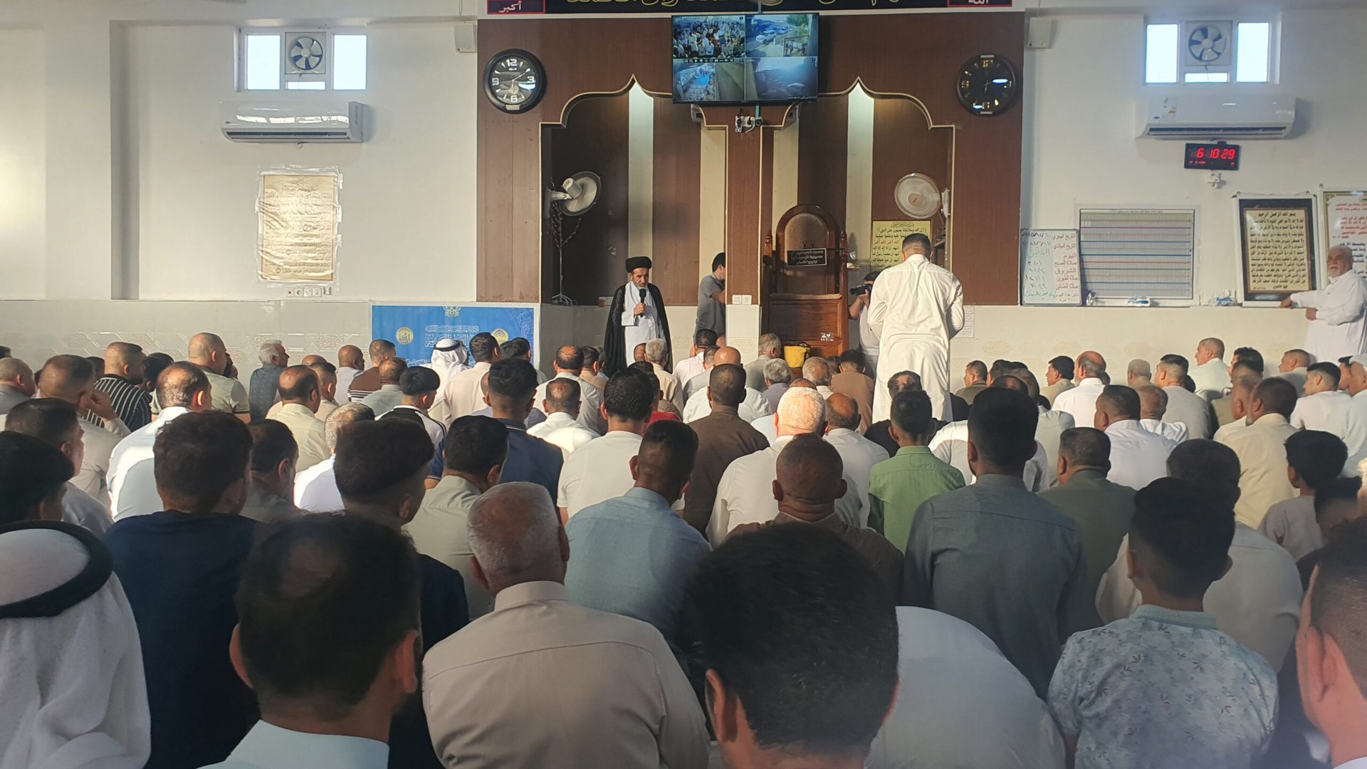 معتمد السيستاني: تبرعوا بالدم واحذروا تناقل الشائعات - صلاة العيد في تلعفر