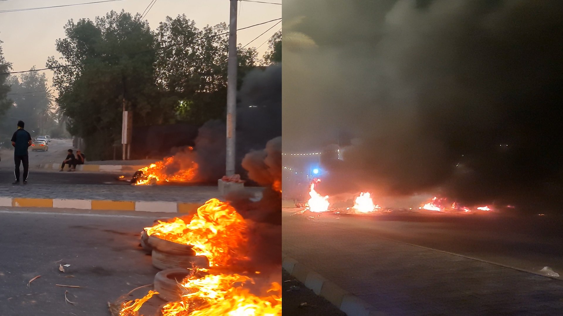 منذ الثامنة مساءً حتى صباح السبت.. تظاهرة غماس الليلية تحولت إلى اعتصام (فيديو)