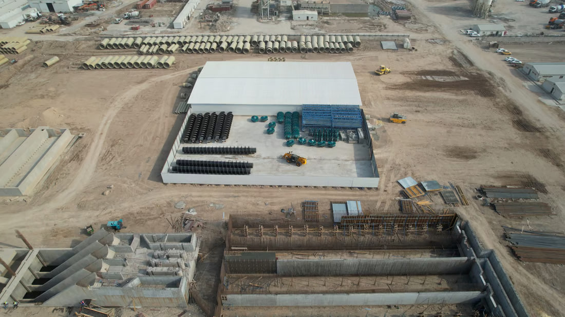 [PHOTOS] Progress at new Basra sewage treatment project