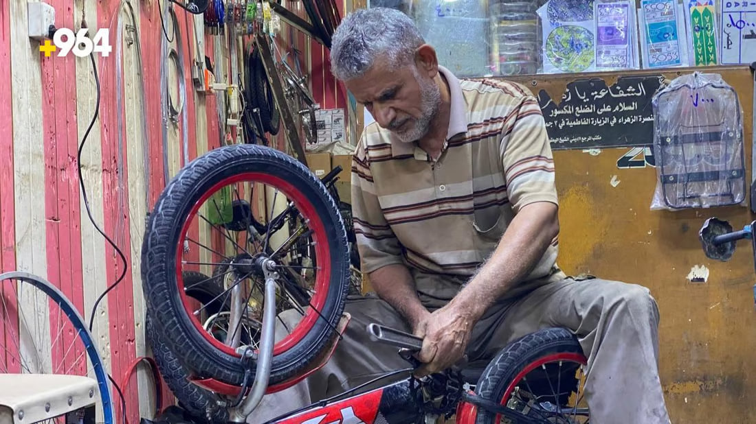 Abu Ahmad, Basra’s veteran bicycle mechanic
