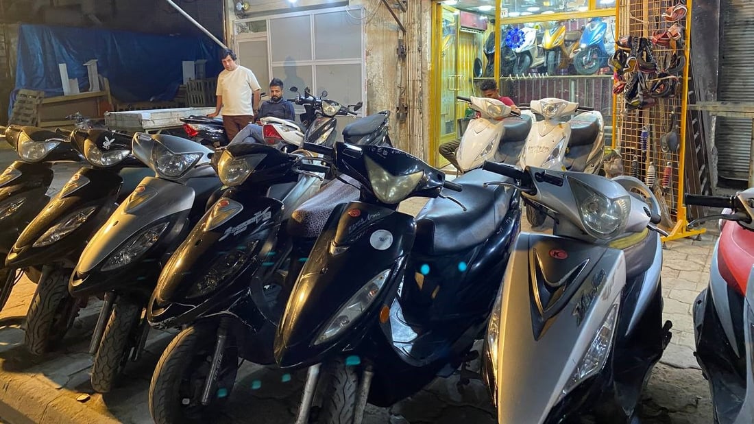 الناصرية: لا بيع وشراء في سوق الدراجات النارية منذ حملة المرور لترقيمها  (صور) » +964