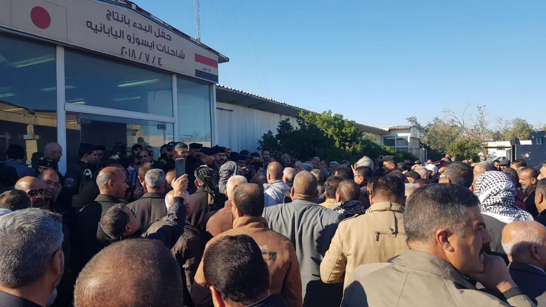 Babil car industry workers strike over land plot auction