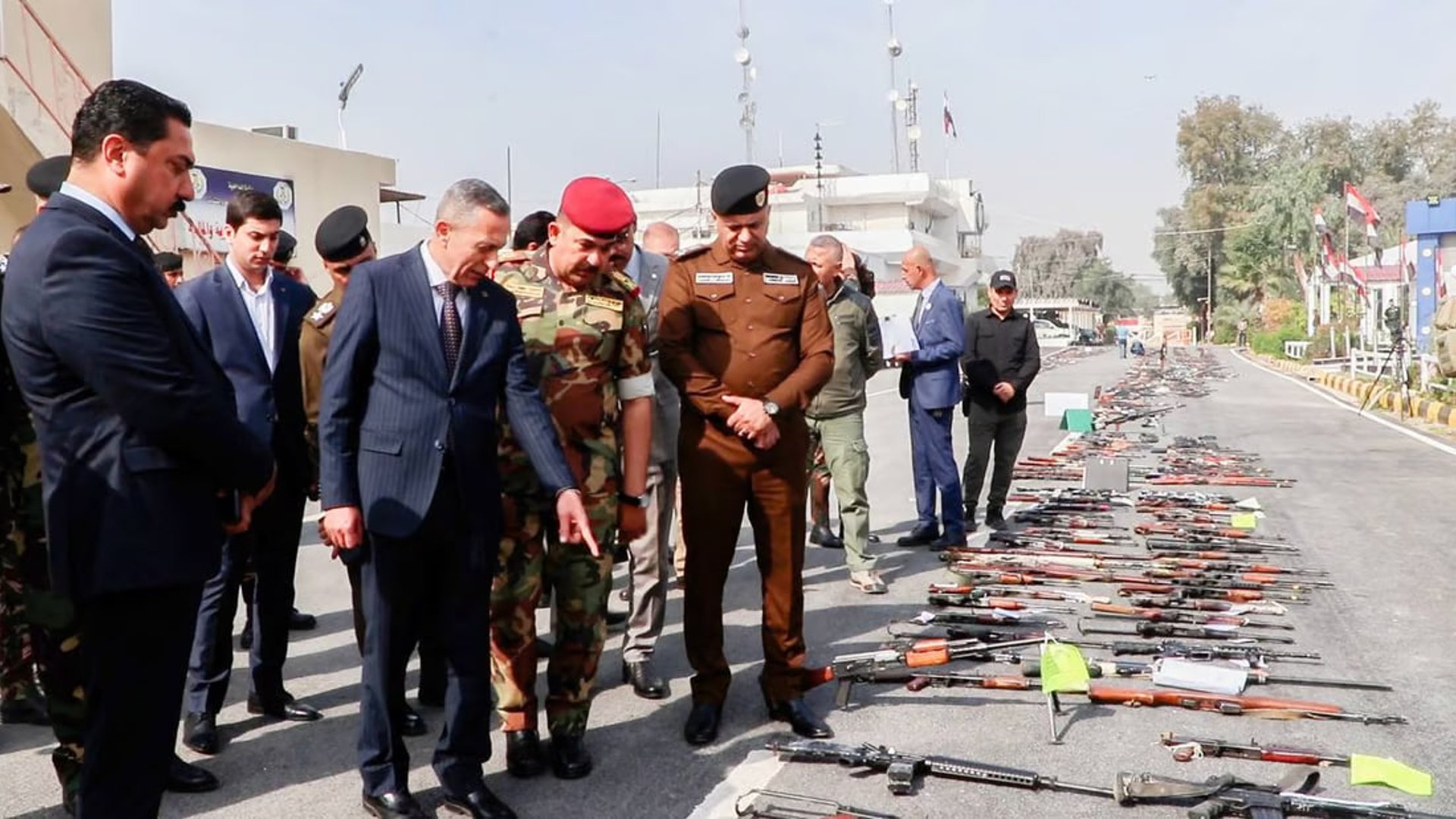 Wasit police seize weapons thousands of weapons