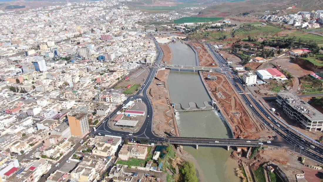 صور: زاخو تنجز كورنيشاً على الخابور قرب جسر دلال الأثري » +964