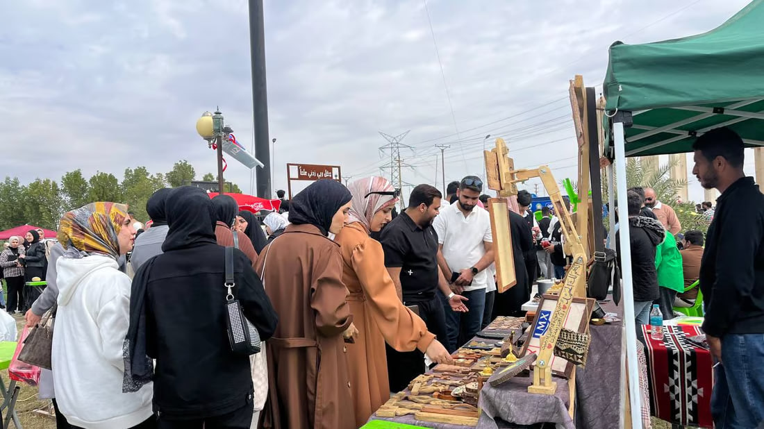 Basra university petroleum engineers society hosts charity bazaar