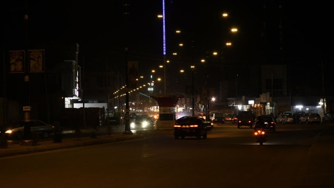 صور ليلية من الأعظمية.. شارع صليخ الرئيسي بحلته الجديدة