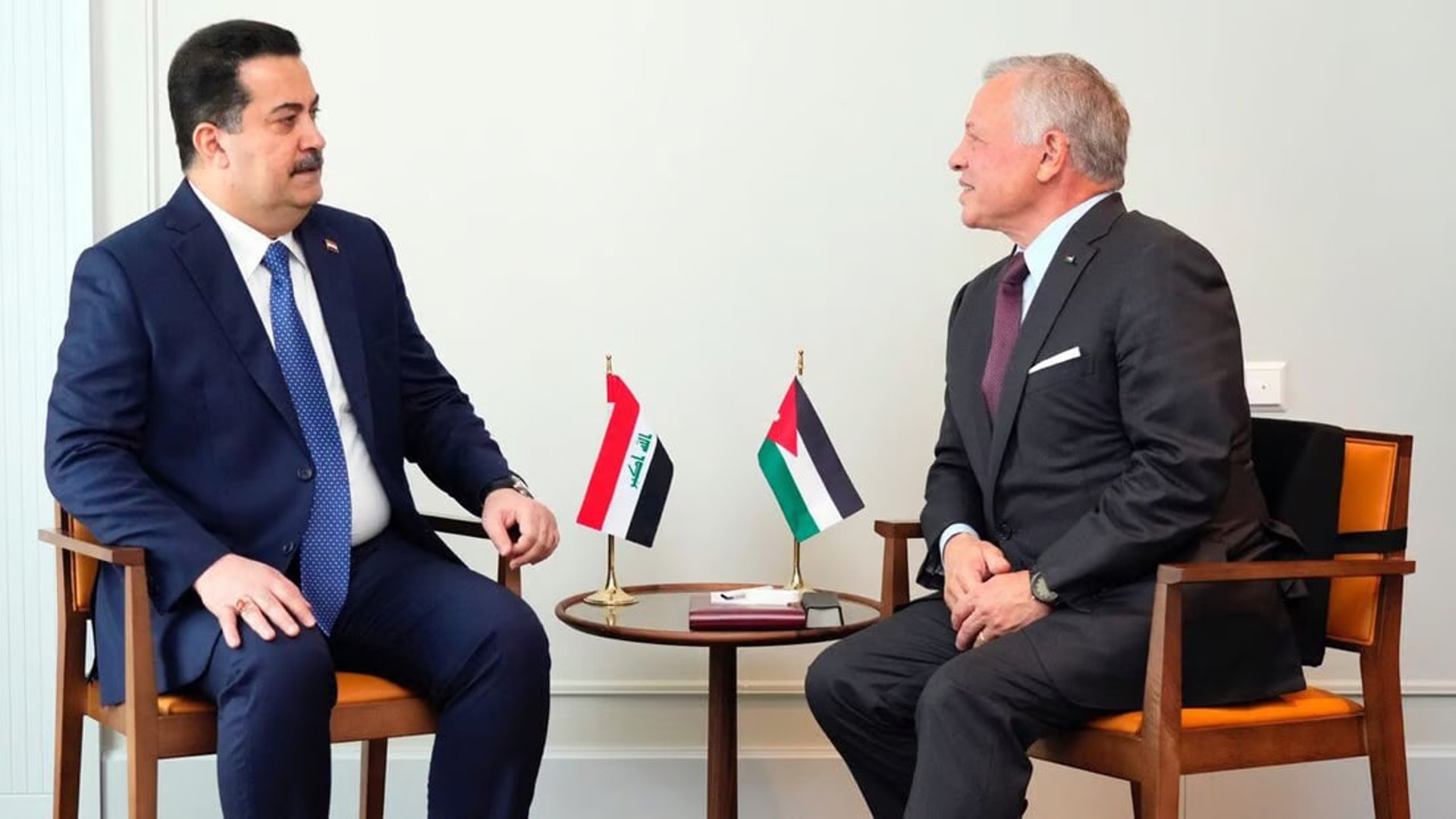 Iraqi PM AlSudani discusses with Jordans King economic partnership Gaza situation