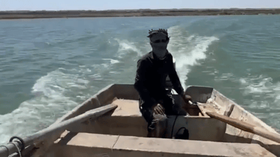 فيديو: صيادو السمك عادوا لبحيرة حمرين.. الشبوط والكطان في شباك تنصب حتى الفجر