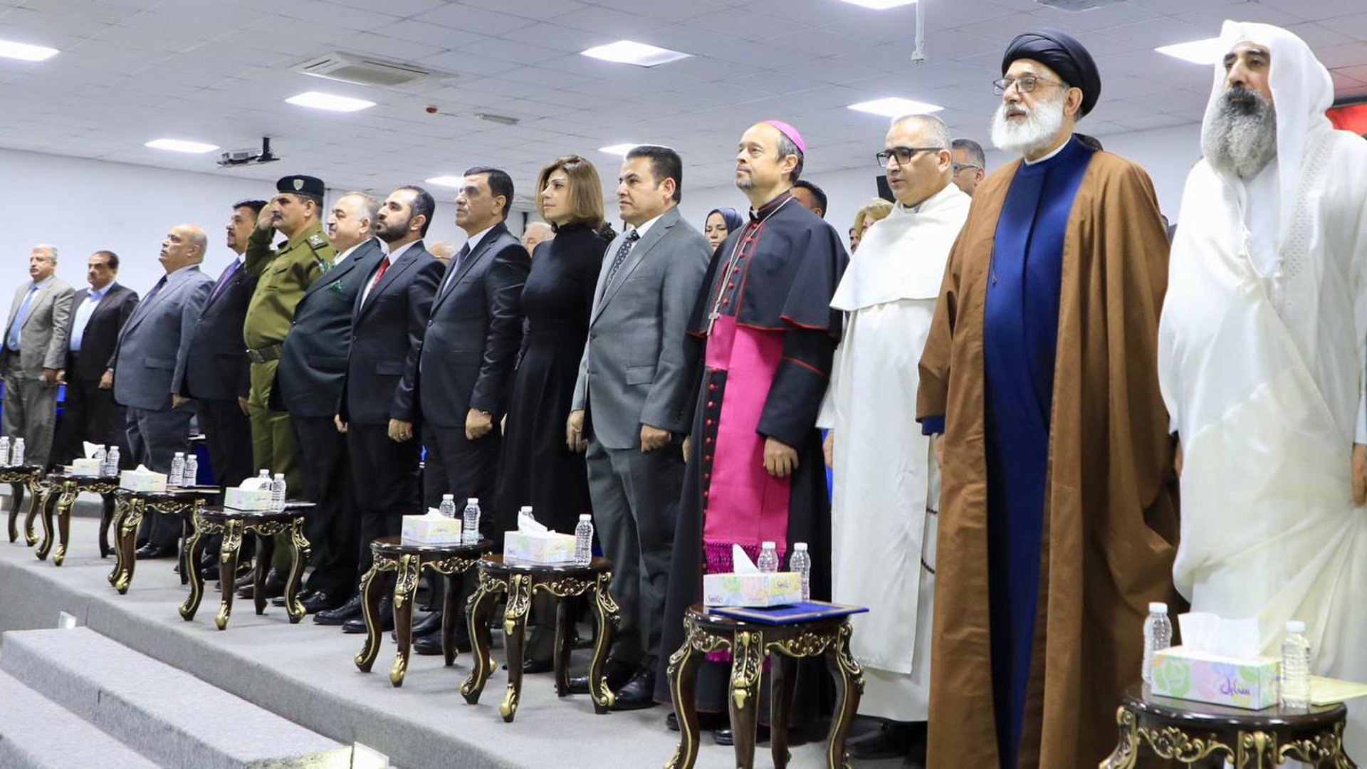 الأمن القومي يقيم احتفالاً بالذكرى الثالثة للقاء بابا الفاتيكان بالسيستاني