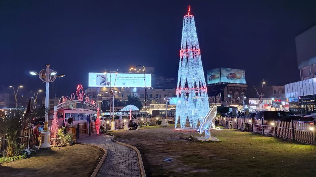 Baghdad’s Mansour district prepares for New Year’s Eve celebrations