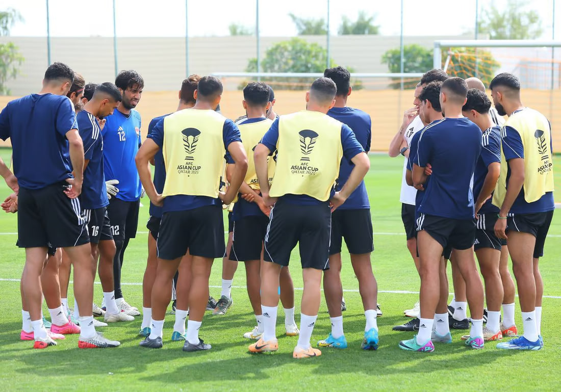 Photos: Iraqi football team gears up for Asian Cup round of 16