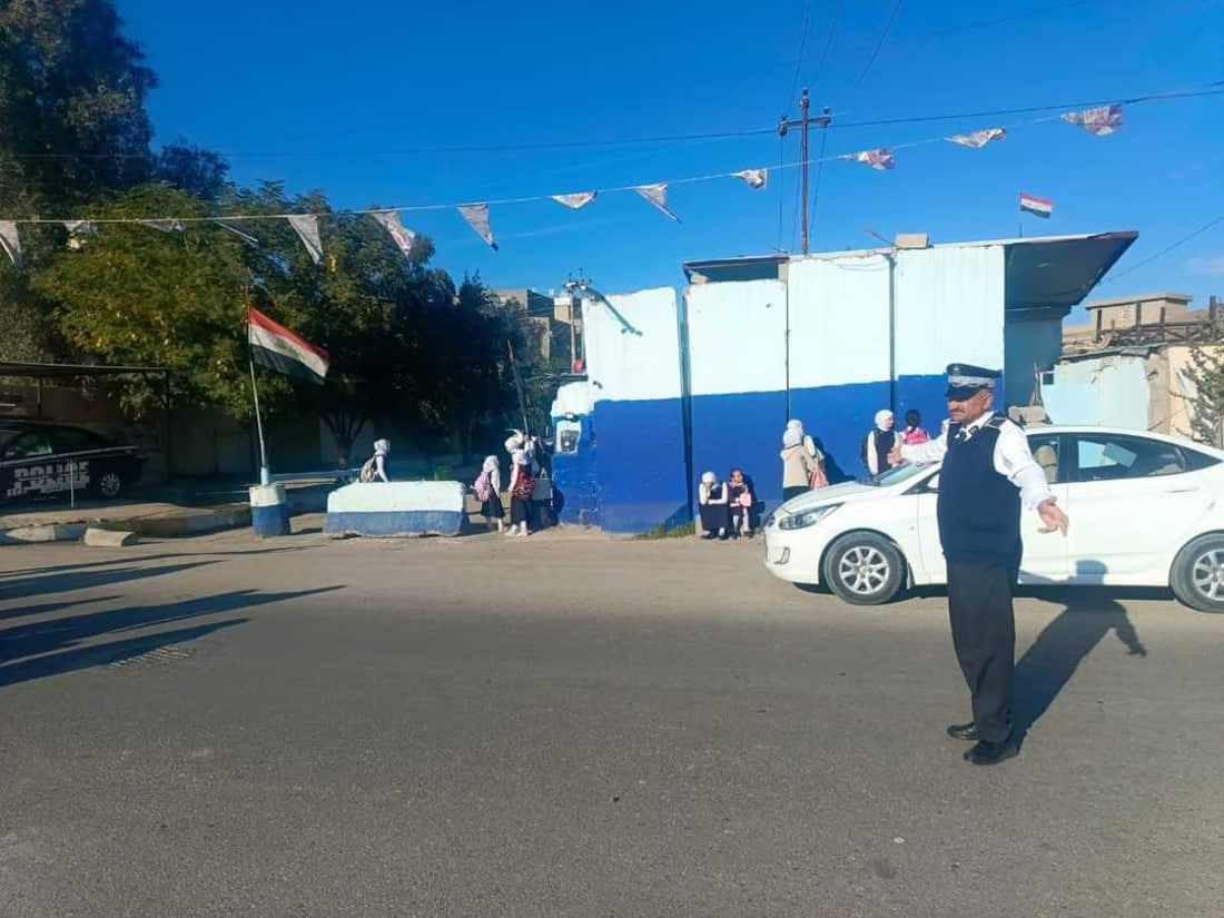 صور: الشرطة أمام المدارس في طوزخورماتو.. فاجعة البصرة تدق جرس الإنذار