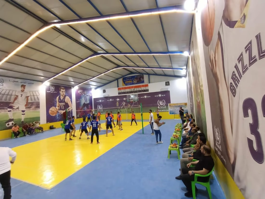 Ramadan volleyball tournament for teachers in Basra