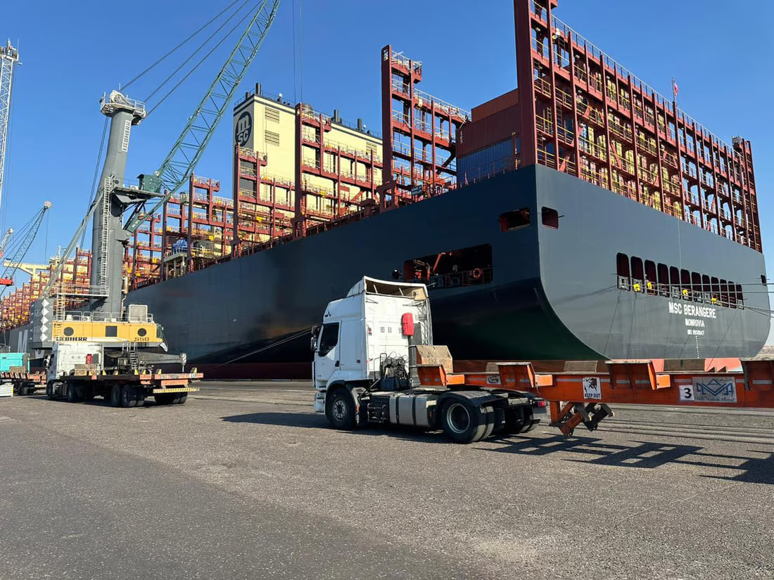 Iraq’s Umm Qasr port hosts record-breaking container ship