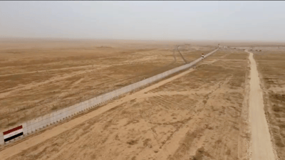 هل شاهدت الحدود العراقية – السورية من قبل؟.. فيديو من الجو لأكثر القواطع تحصيناً