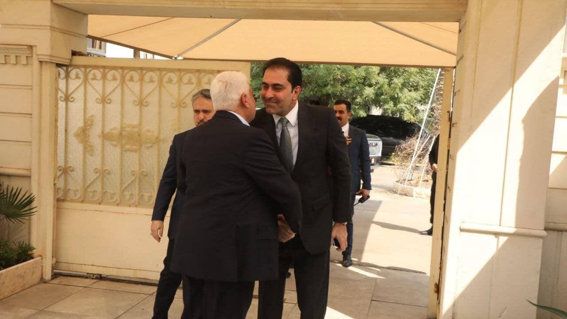 المندلاوي يزور فالح الفياض.. نقاش حول انسحاب التحالف وقانون تقاعد الحشد