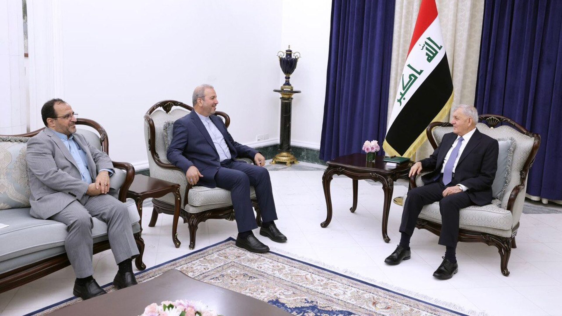 الرئيس رشيد: العراق يعمل على إنشاء سدين ويريد الاستفادة من تجارب إيران