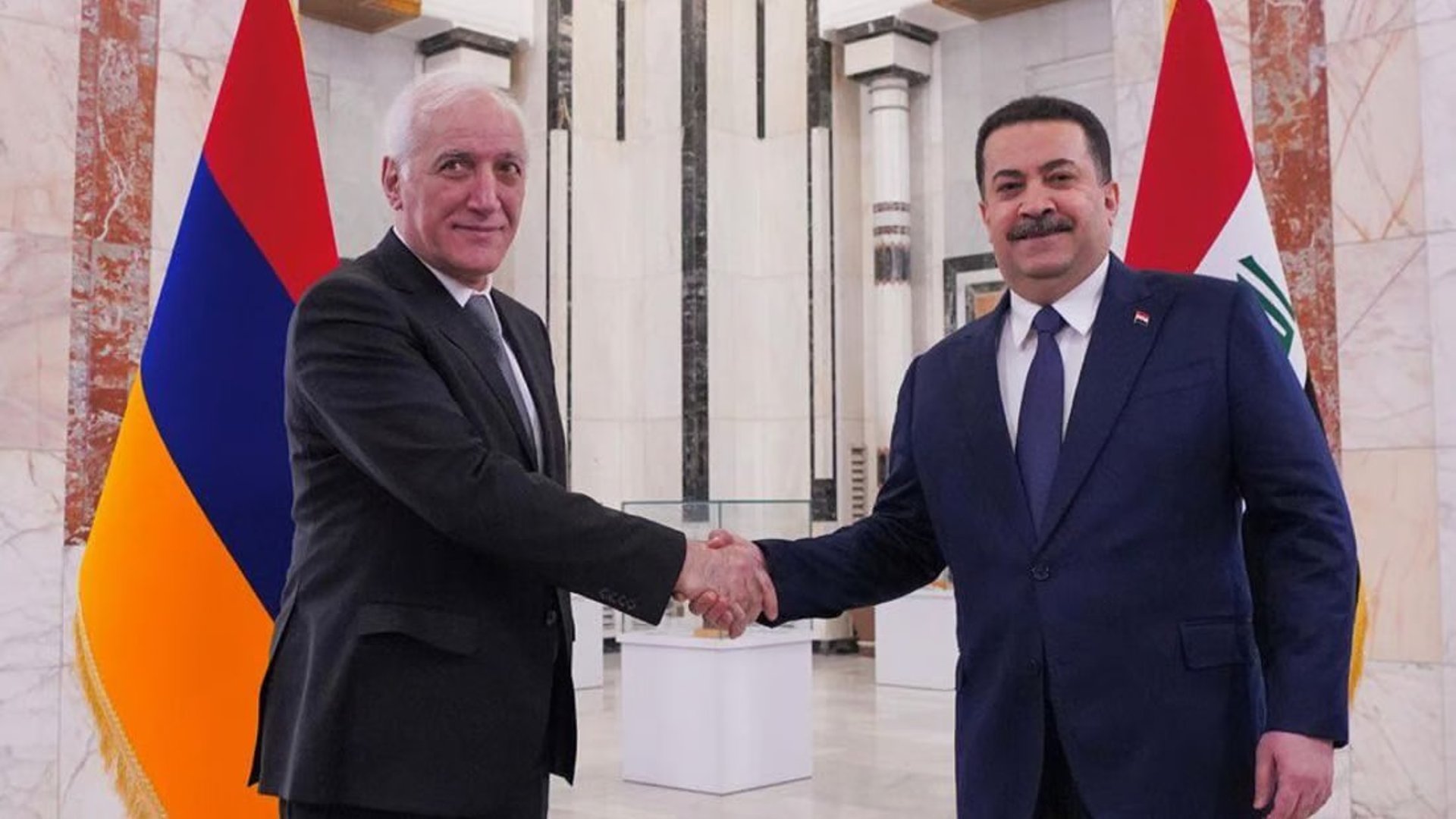Iraqi PM seeks closer ties with Armenia amid Khachaturyans visit to Baghdad