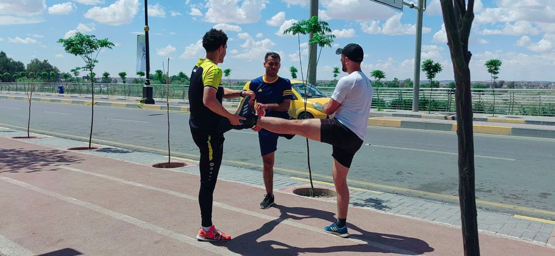 كورنيش “أوبروي” أول مضمار ركض في الموصل.. رياضة وتخفيف وزن على ضفاف دجلة (صور)