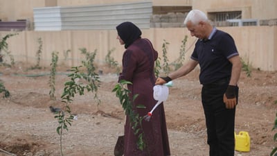 الموصل: حملة لزراعة 3500 شجرة في الجامعة التقنية الشمالية (صور)